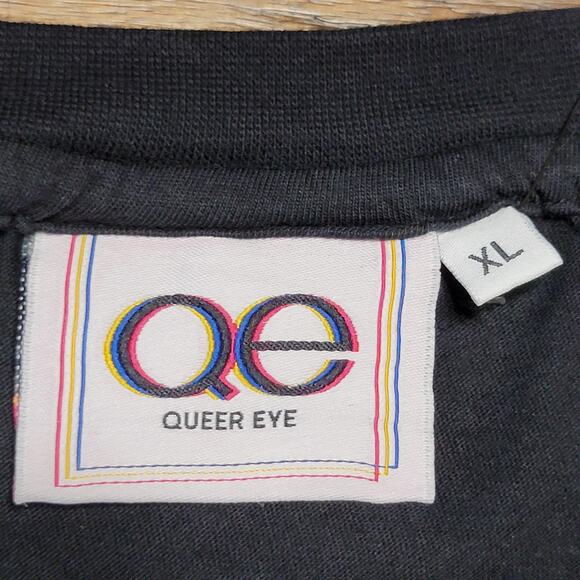 Queer Eye Black Rainbow Unisex Tee "Choose Kindness" - Size XL NWT - Picture 5 of 7